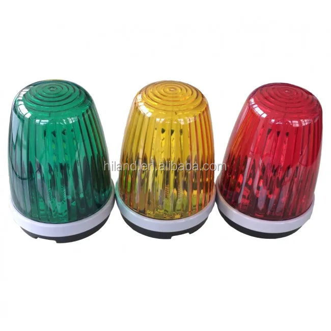 Sliding gate motor flashing light warn lamp for gate