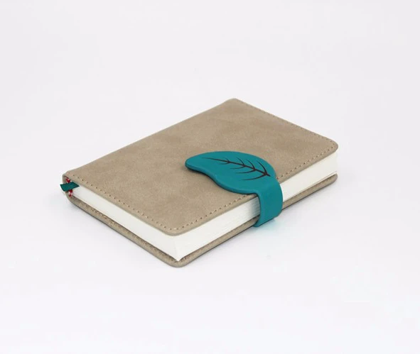 2018 Pocket size colorful pu leather cover notebook