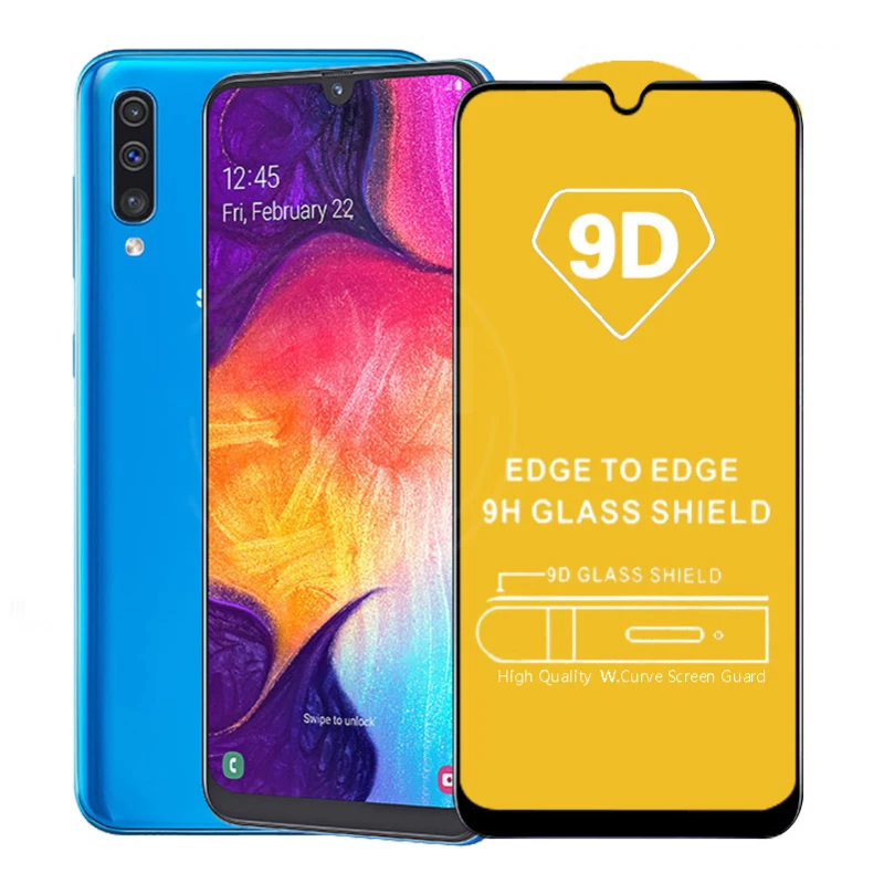 
5D 9D 11D 9H full cover full glue tempered glass For Samsung A70 screen protector A10 A20 A30 A40 A50 A60 A80 A90 