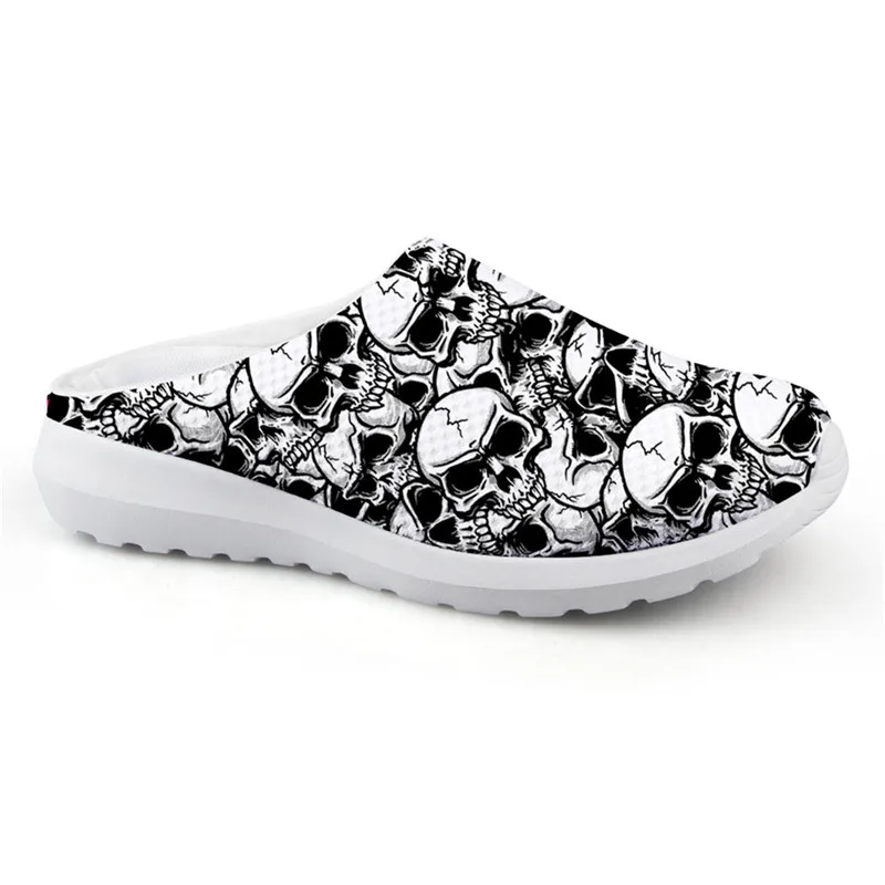 THIKIN Beautiful Pattern Print Hospital Clog Unisex Breathable Classic Clog Women Beach Aqua Clogs Shoes