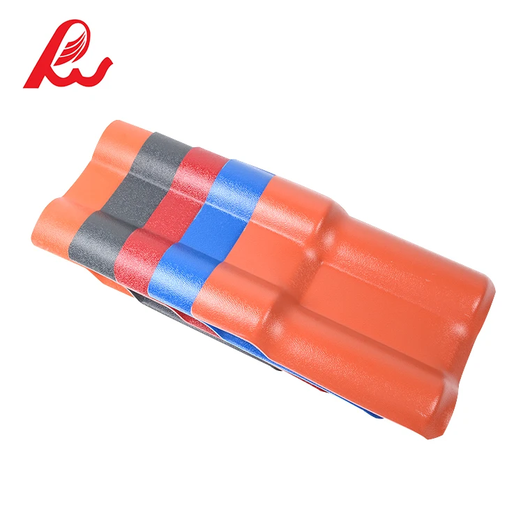 pvc recycle flexible corrugated plastic waterproof synthetic resin roof tile