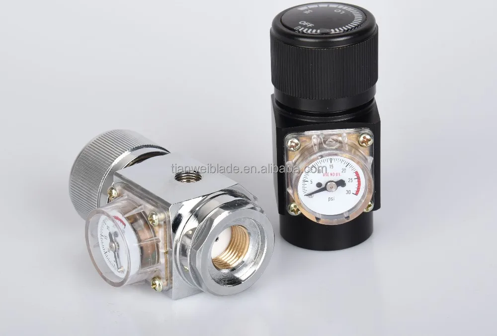 2017 New design High quality aluminum mini Co2 paintball regulator/paintball gun high pressure