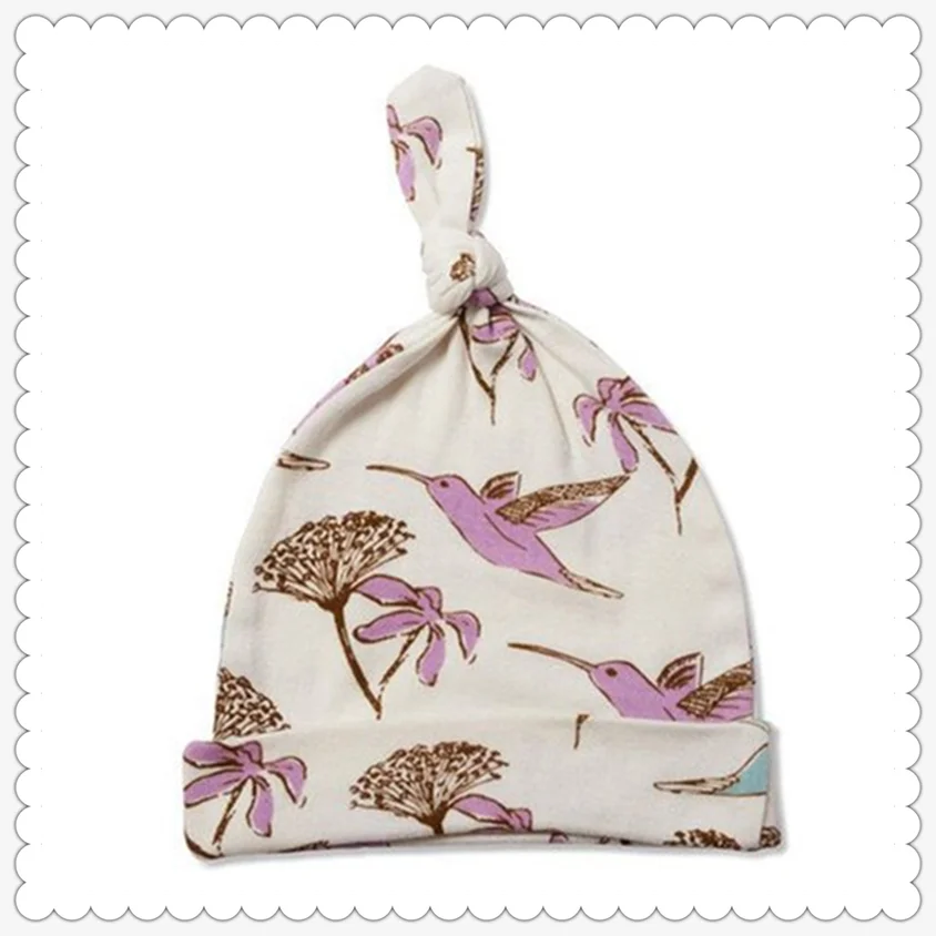 Детская Регулируемая шапка унисекс из 100% хлопка с узлом