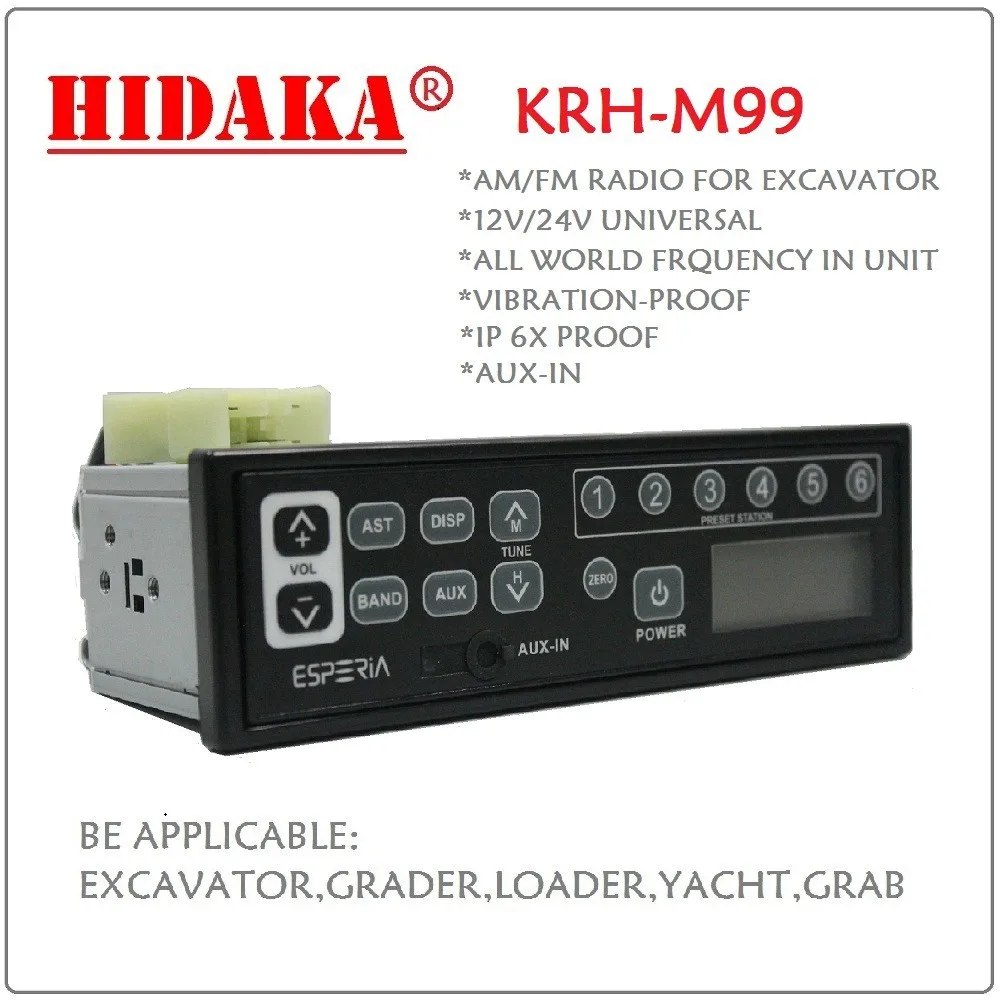 Standard Single Din FM AM Car MP3 Player for Car Horse Radio