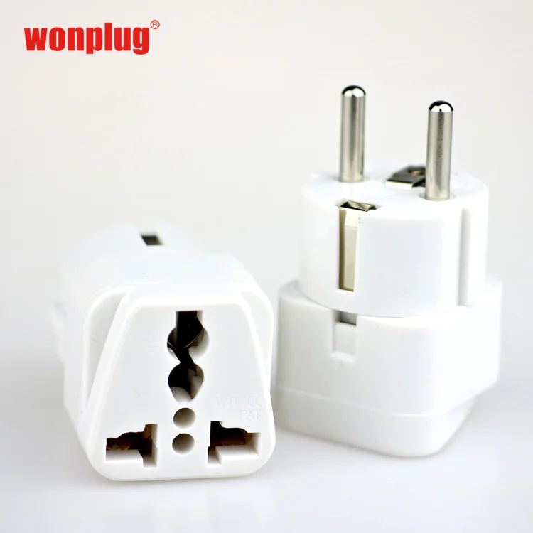USA UK AUS EU to Germany Korea Travel Adapter AC Power Plug Universal to Germany Plug Adapter
