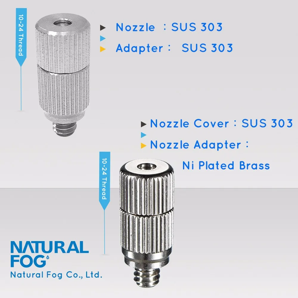 Taiwan Natural Fog Fine Droplet Stable Flow Rate Greenhouse Ceramic Nano Mist Nozzle