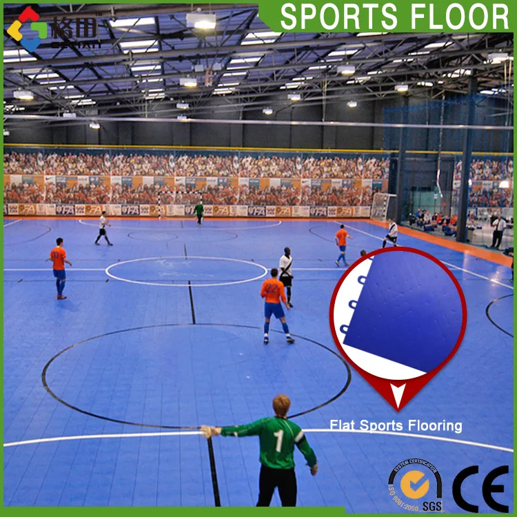Low cost of build futsal court,interlocking pp plastic indoor sport court futsal flooring