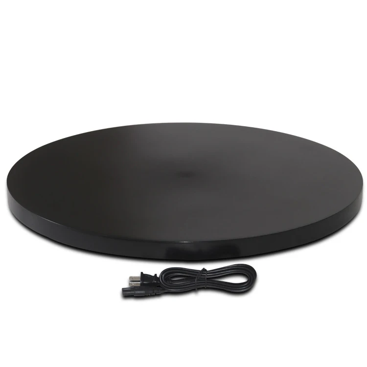 360 Degree Electric Rotating Turntable Display Stand for Photography Max Load 80kg video shooting props Turntable Battery