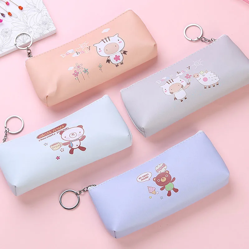 Новая парусиновая обувь из PU искусственной кожи с рисунком чашки стиль пенал канцелярские материал детские школьные принадлежности Пенал для ручек