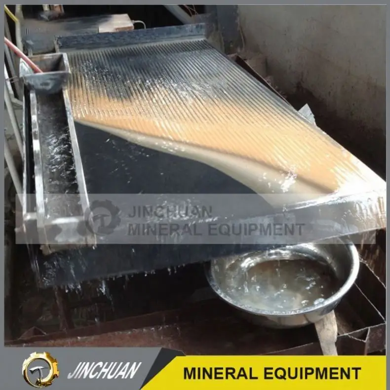 Mini gold glass fibre reinforced plastic sorting shaking table
