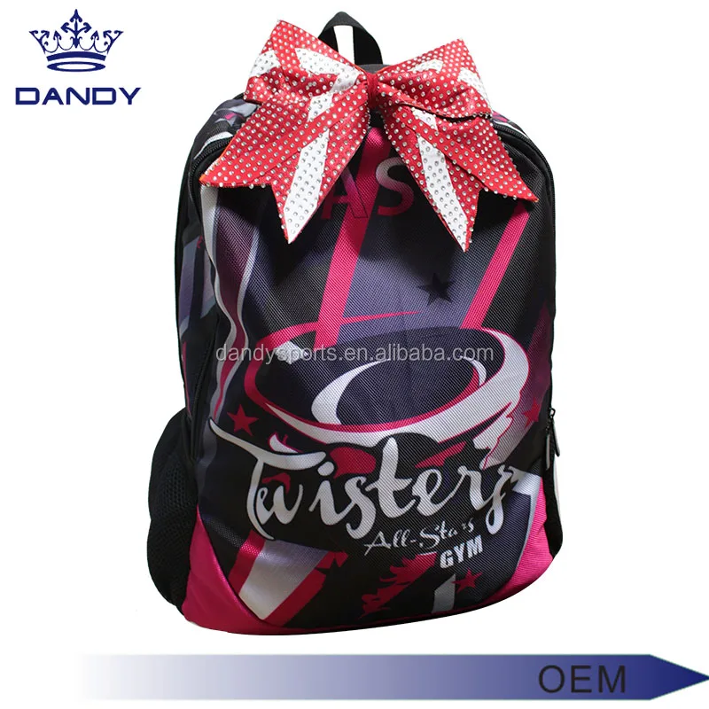 Wholesale Custom Cheerleading Personalized Backpack Practice And Travel Bag For Cheer , Cheerleading Backpack