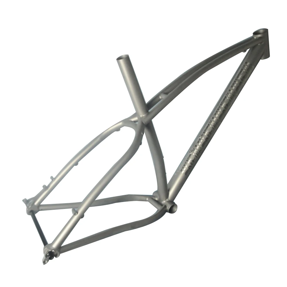 Титановая рама для горного велосипеда на заказ для толстых шин 26 дюймов