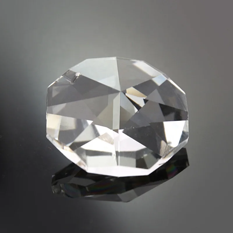 
Top Quality K9 Clear glass crystal chandelier octagon beads 