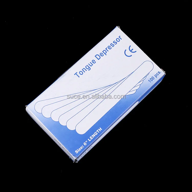 Медицинский одноразовый стерильный деревянный язык депрессор