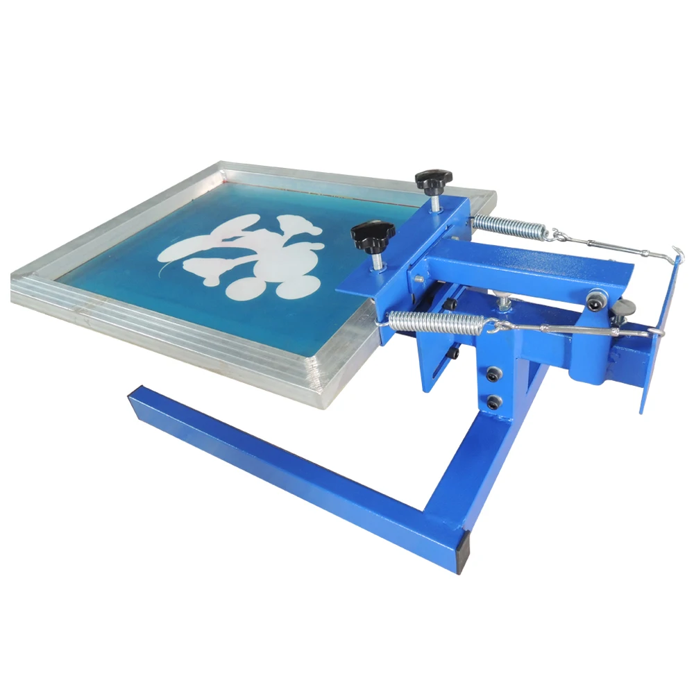 NS101-M 1 color 1 station manual digital offset screen printing press machine for cloths