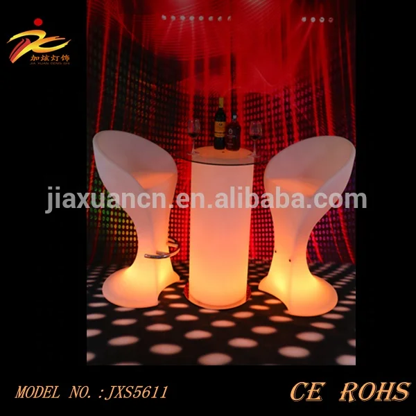 garden led glow furniture outdoor chair,led stool