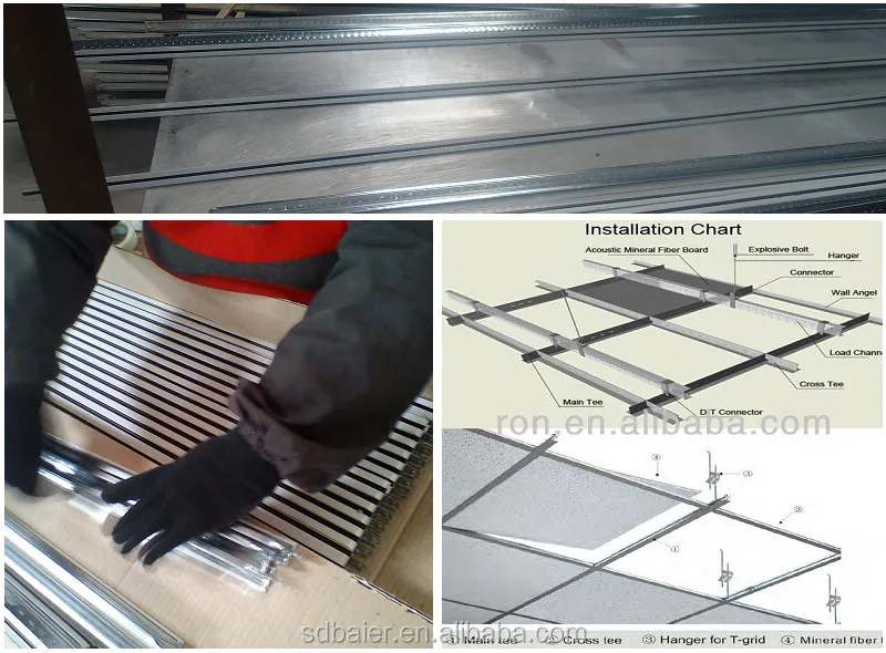 
T- Grid, Ceiling T Grid, Suspended Ceing Tee Grid 