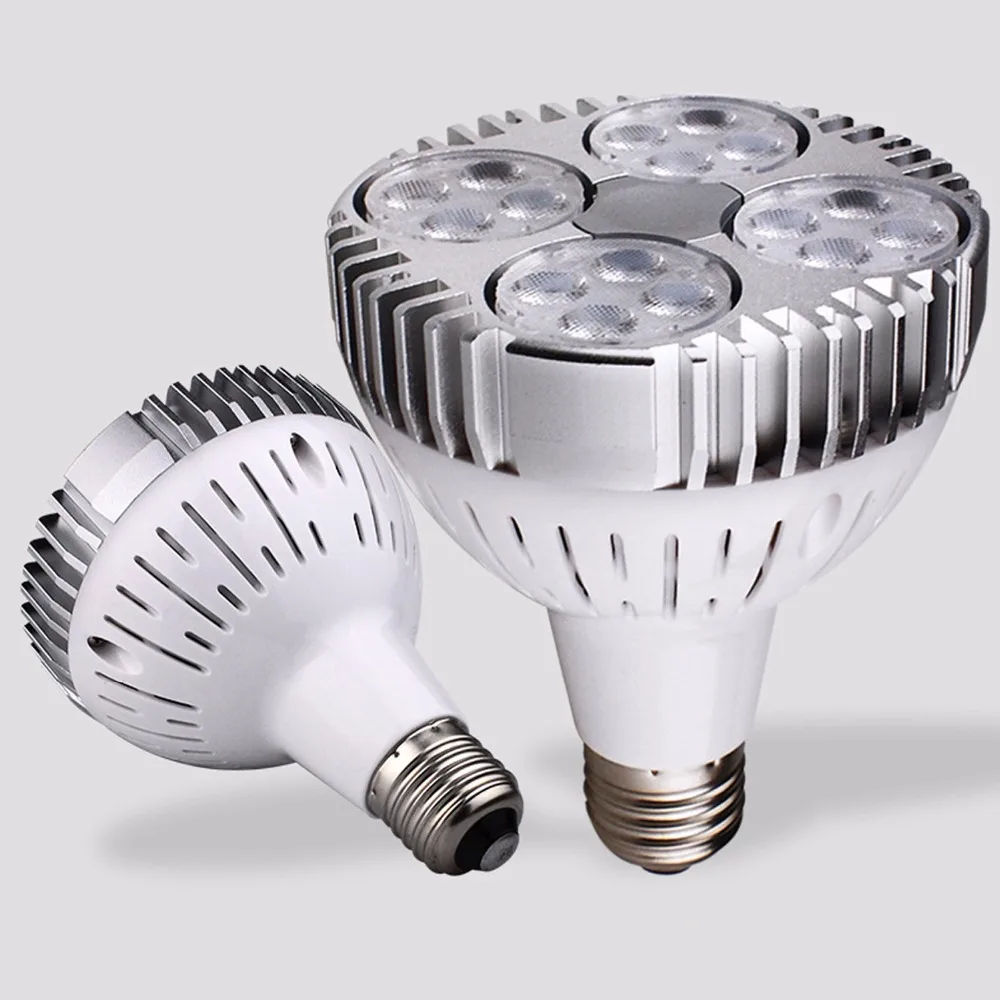 
High end quality daylight 6000k color temperature e27 35w led par30 bulb for jewelry store 