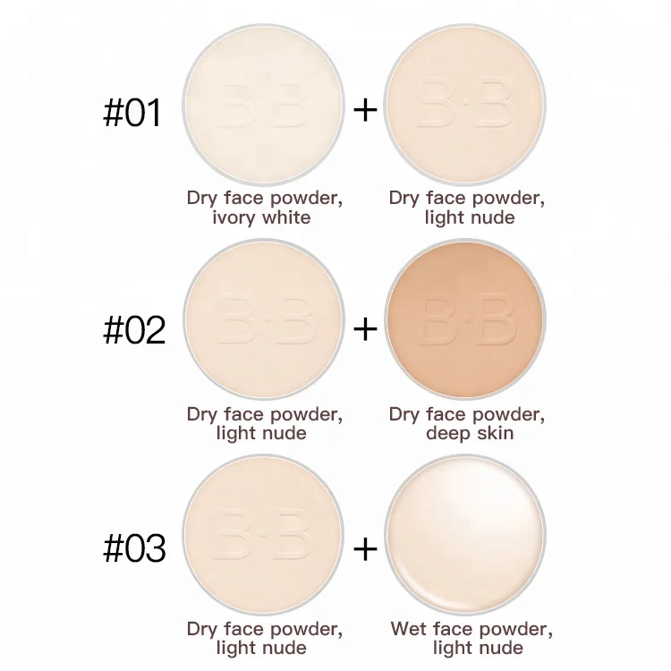
Face cosmetics makeup oil control compact powder 
