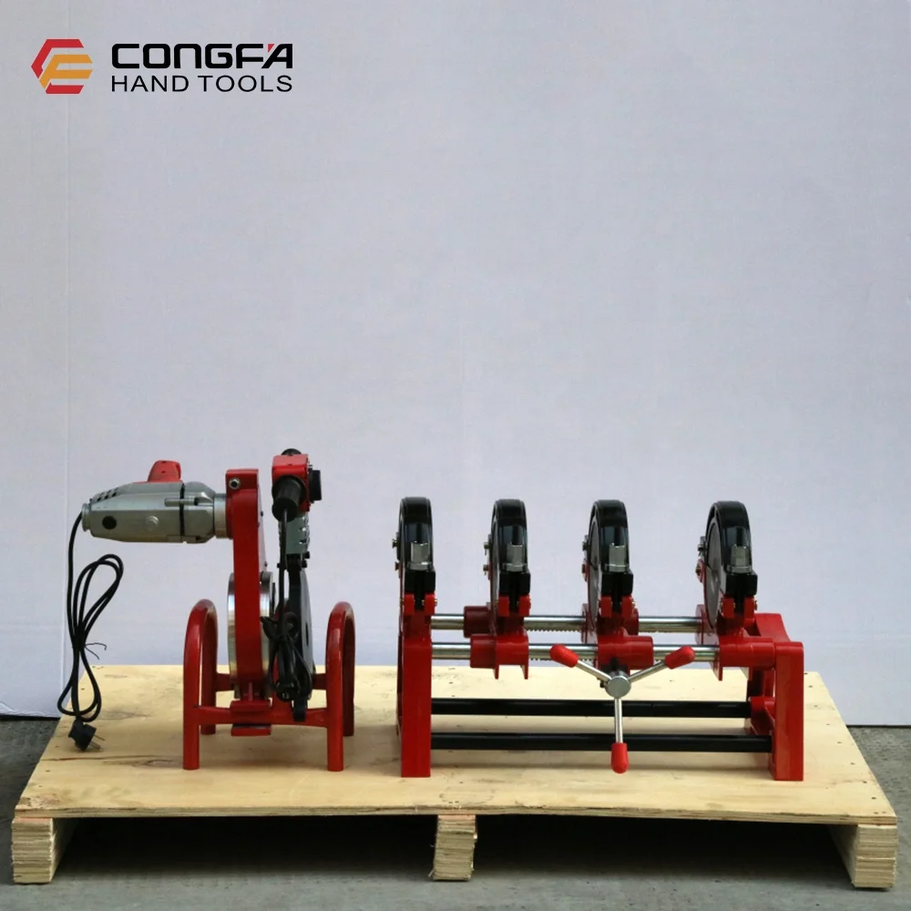 Pipe to Pipe welding63-160mm PE Pipe Soldering Equipment 1.85KW