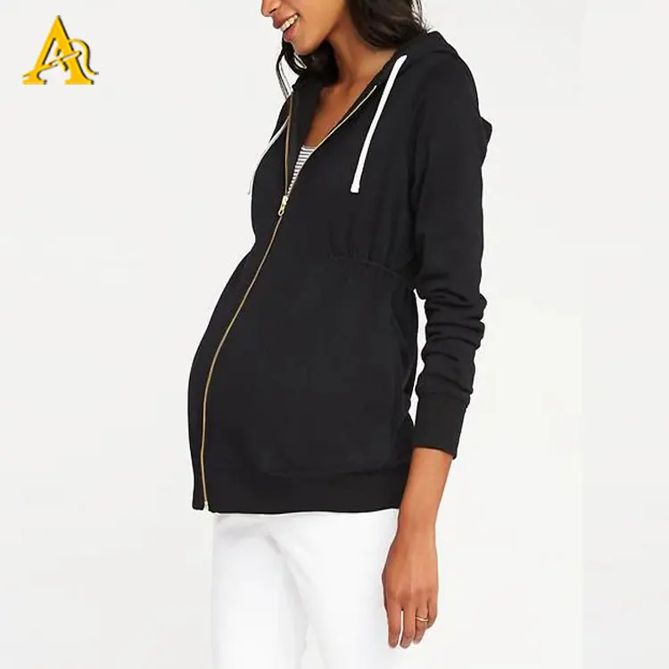 Одежда для беременных женщин тренировочная куртка на молнии Зимняя Толстовка Куртка