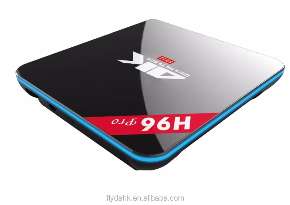 Original H96 PRO Android 7.1 Smart TV Box Amlogic S912 Octa Core Wifi 2.4G&5.0G Bt4.0 2G/16G PC BOX H96 PRO