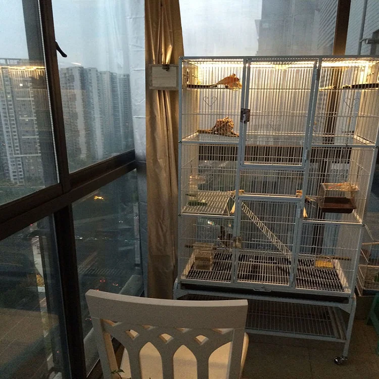 Luxury high quality cheap durable strong metal large parrot cage