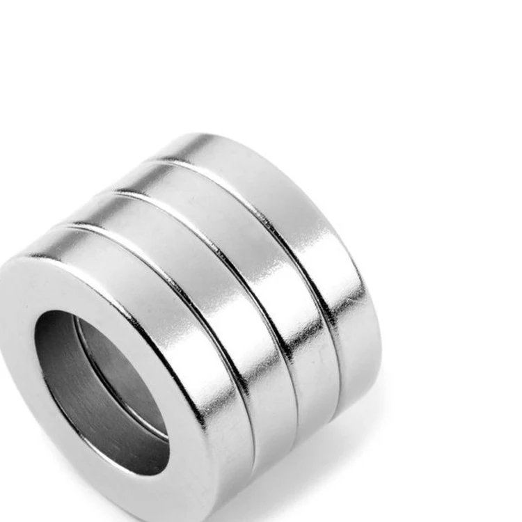 Custom shape diametrically magnetized large small thin disk ring neodymium magnets radial tube magnet