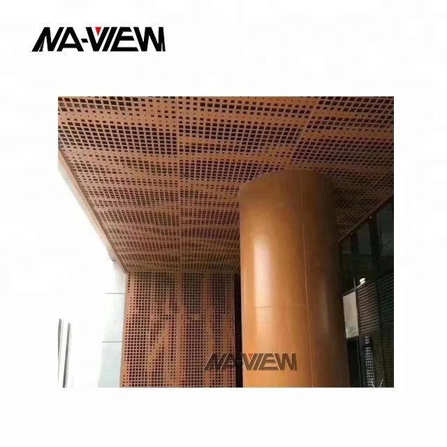exterior wall cladding perforated aluminum sheet panel