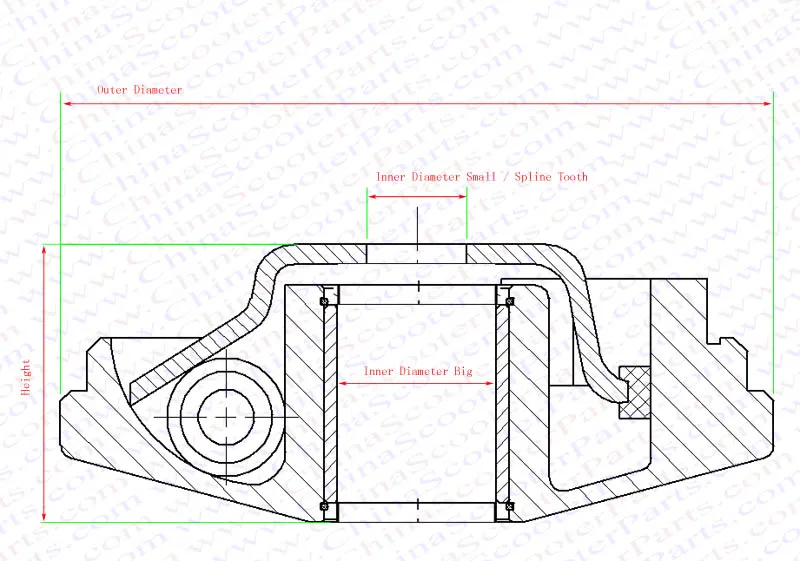 99MM 18MM 17T Performance Variator Set For Yamaha Zuma BWS Booster Jog 50CC 70CC 1P40QMB Keeway Kazuma Scooter Buggy AT