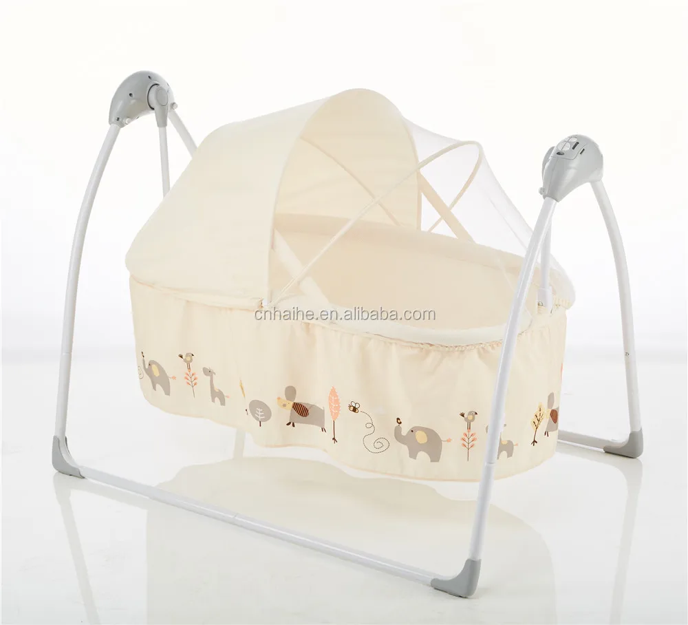 
Patent baby bed swinging crib 