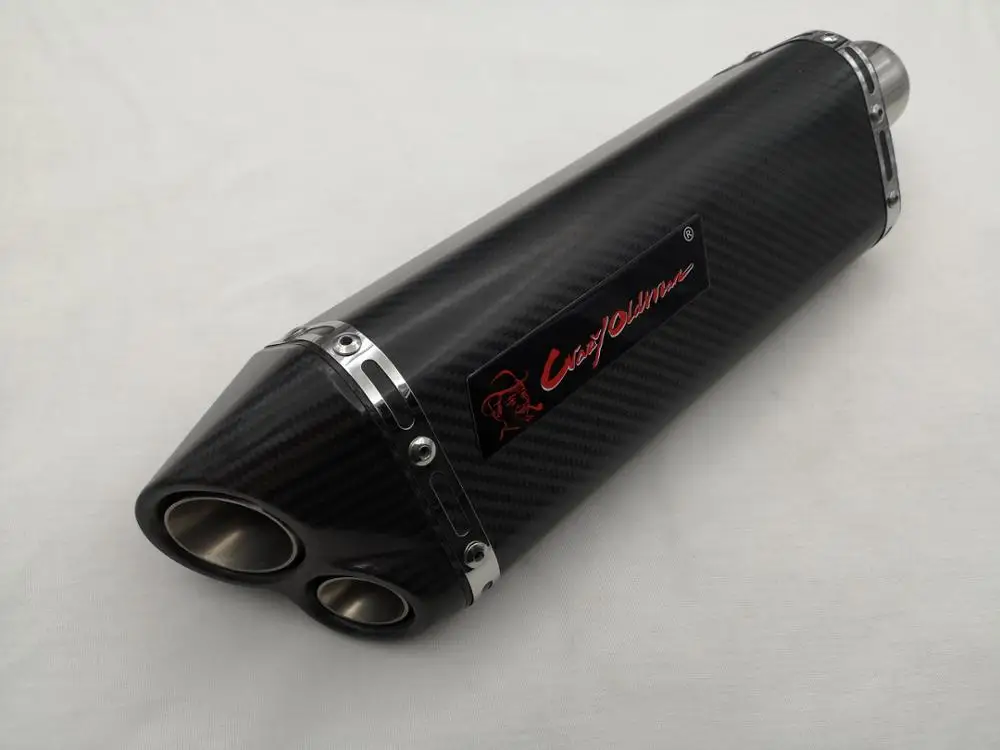 
CRAZY OLD MAN motorcycle modified exhaust muffler S126 for 200-600cc motorcycle exhaust system S126 