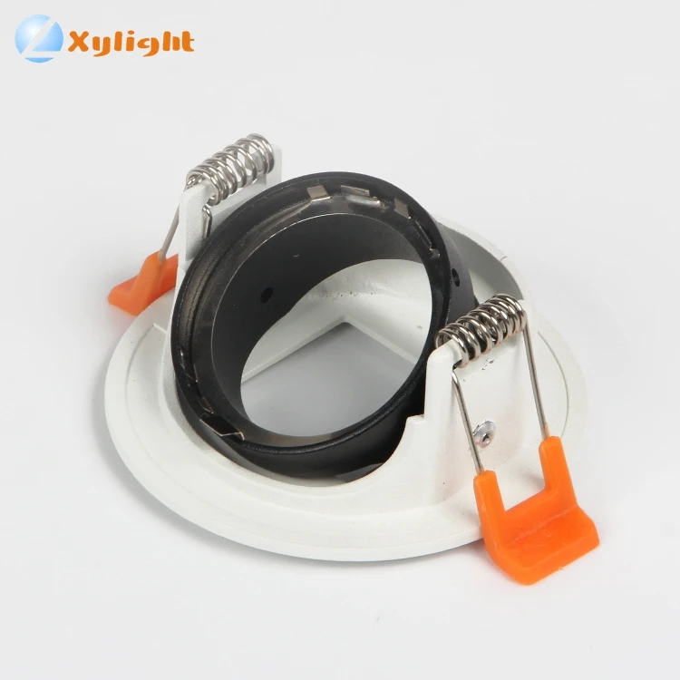 
Recessed aluminum led home recessed lighting mr16 gu10 round led down light housing cover 