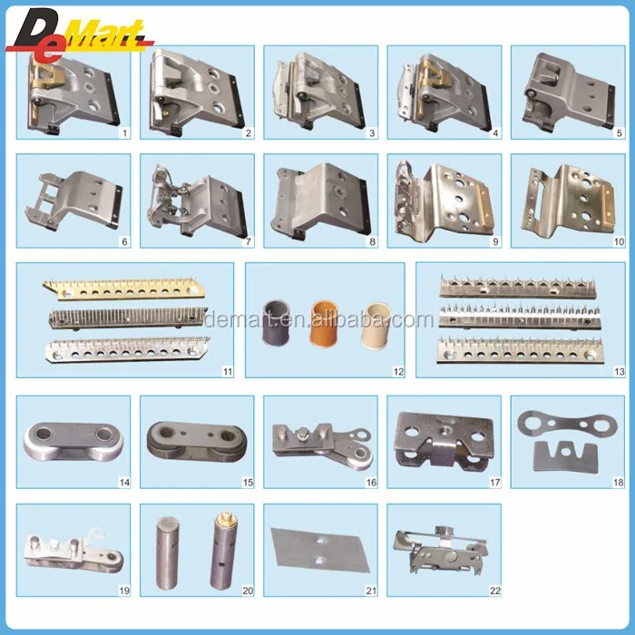 Pin Clip, holder ,Chain, plate,Protective cover,Graphite bar for Monforts Artos bruckner textile stenter machine