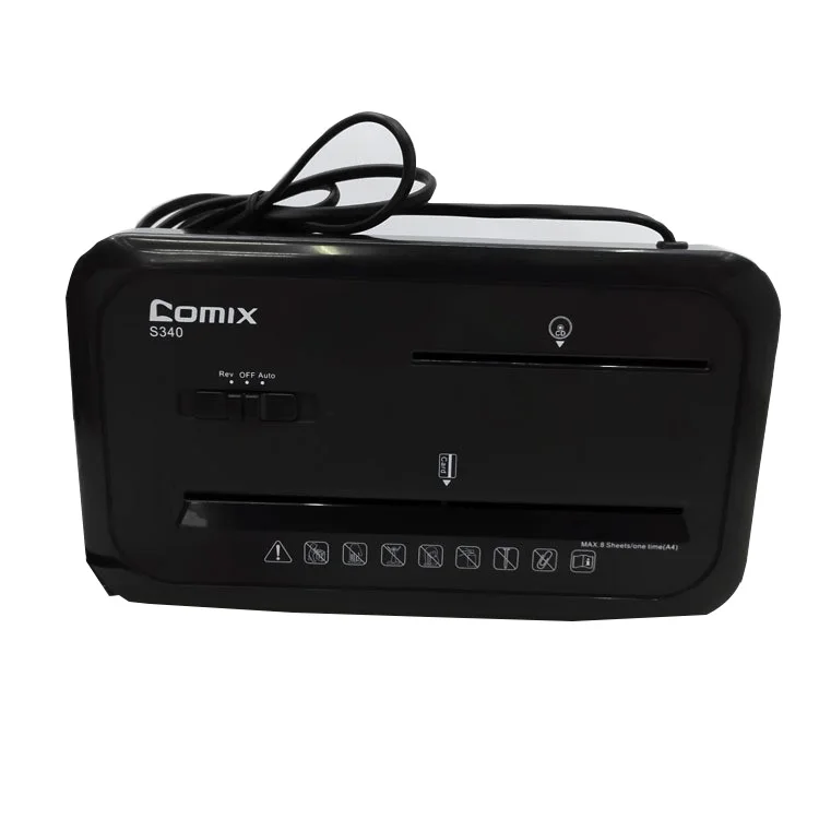 United S340 Professional Office Level 3 Confidential Automatic Feeding Broken CD Shredder Euro Insert