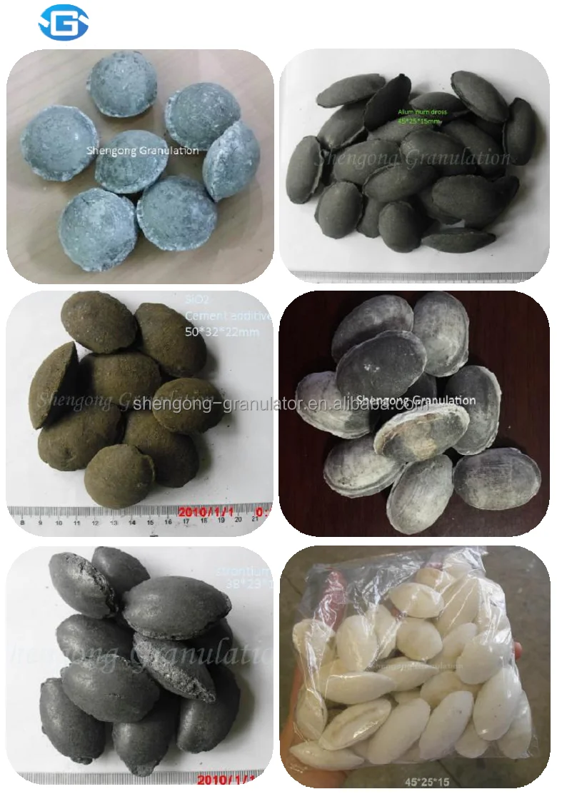 Industrial chemical mineral inorganic fertilizer powder auger precompression dry double roller compacting briquette plant