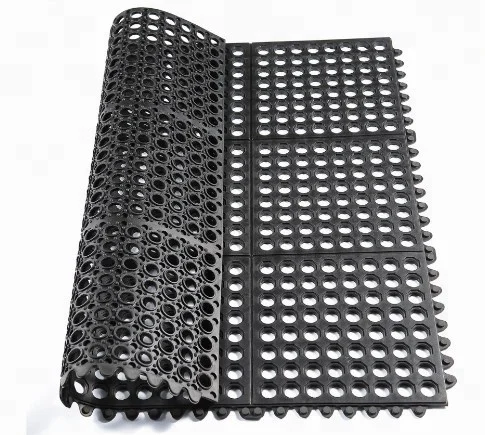 Bathroom antislip Interlocking Rubber Floor Mat /Non-Skid Rubber Mat /Oil Resistance Hotel Rubber Mat