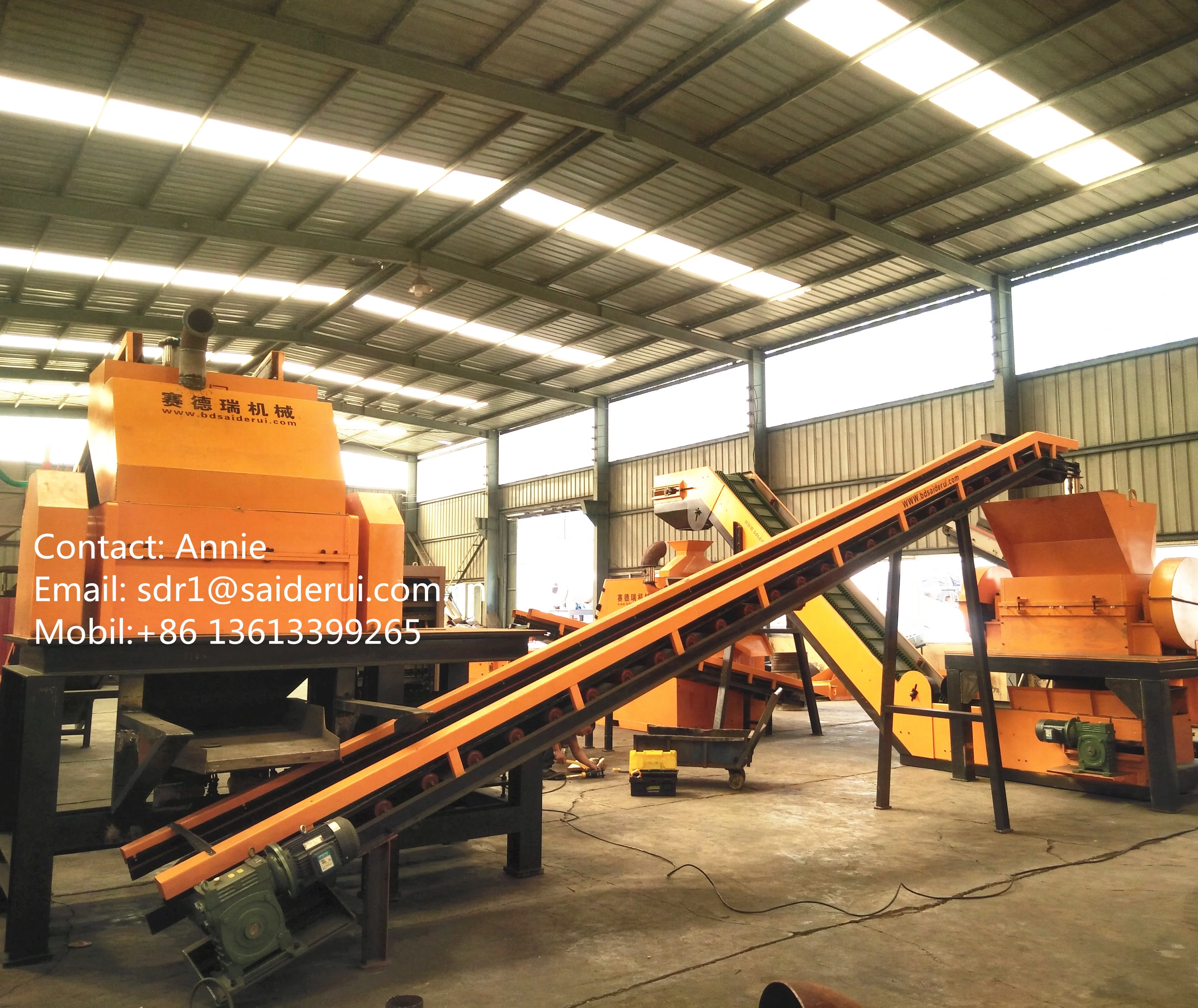 SDR Machinery Waste Copper Wire Recycling Machine