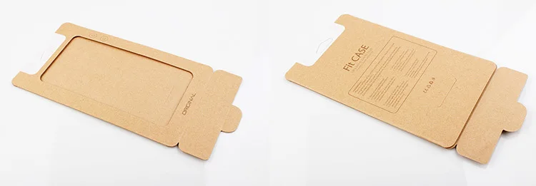 
Retail recycleld 400g kraft paper packaging for phone case 