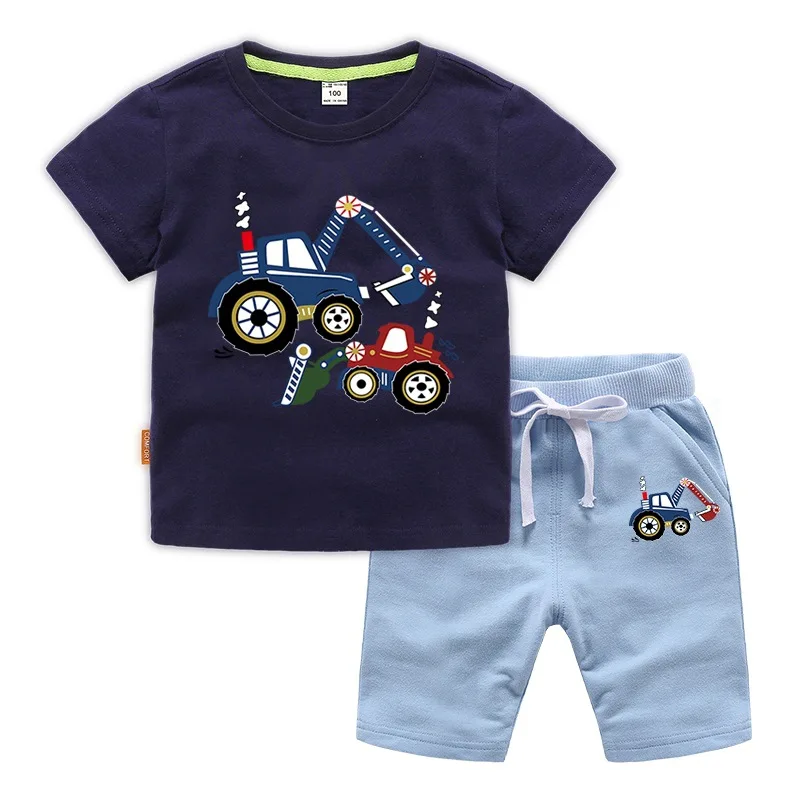 Korean Cheap High Quality Casual 2-8 years Fashion Design Kids Cotton Spring Boys Clothes