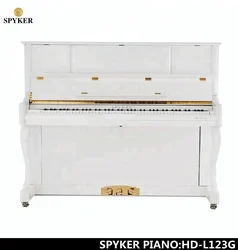SPYKER модель HD-123G черный лак акустической пианино профессиональный пианино черный пианино на колесах по хорошей цене