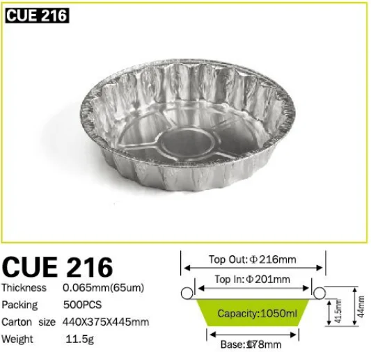 Disposable Pollution-free Aluminum Tray And Container