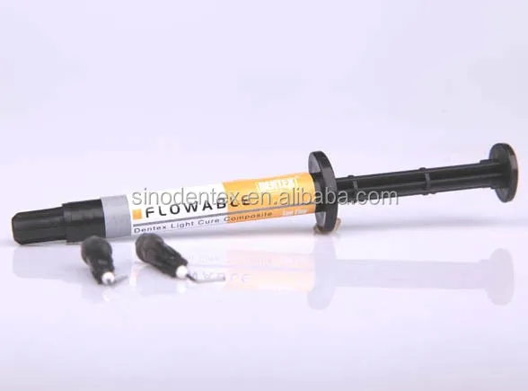 Dental Flowable light cure composite 3Gr syringe A2/A3 faith