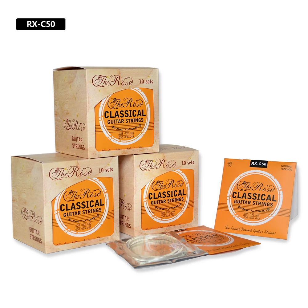 Оптовая продажа; Высокое качество; Классические гитарные струны с окружающей среды Антикоррозионные пальто инструментов струны изготовленный на заказ