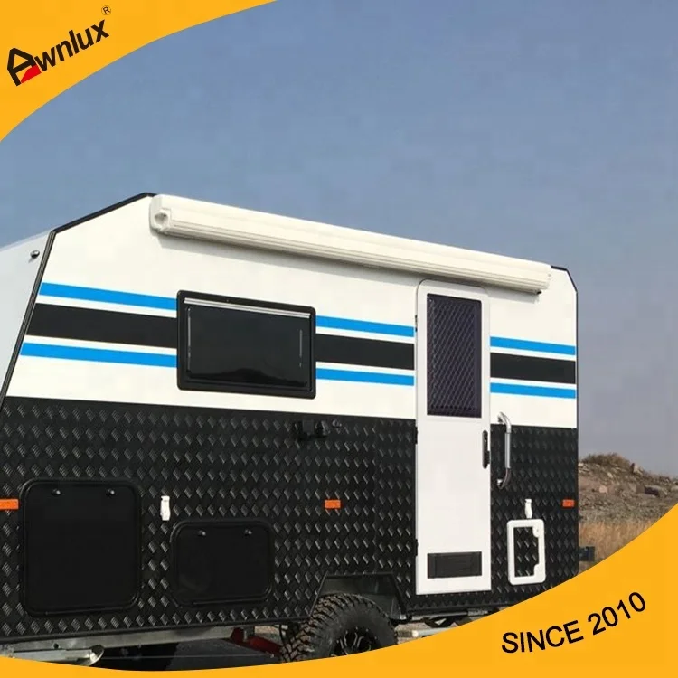 Electric retractable rv motorhome awning