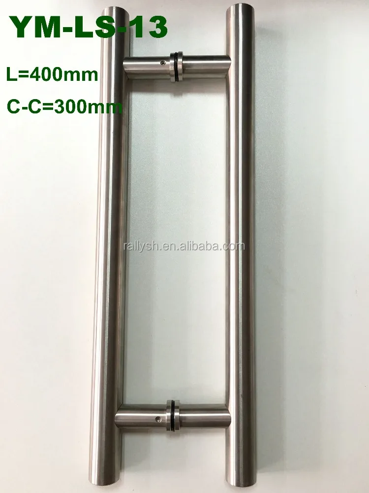 
stainless steel 304 door handle for glass/wood door 