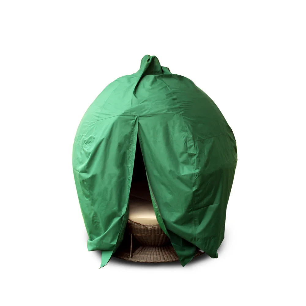 High Quality Rain-resistant Dustproof Green Color Outdoor Furniture Cover for Day Bed