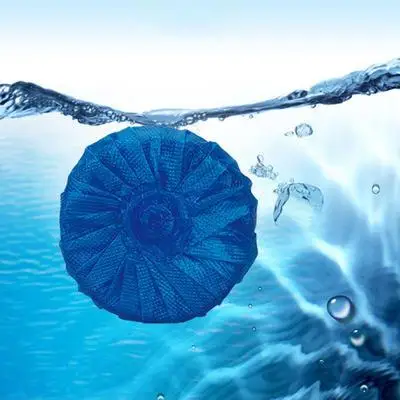 
High Quality Solid Blue Bubble Scented Toilet Cleaner For Toilet Bowl 