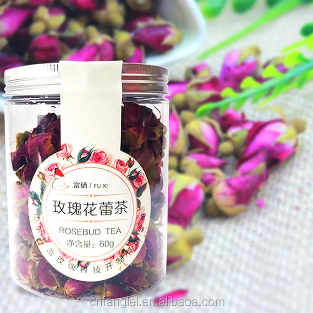organic health dried rose bud tea rose slimming tea PET bottle packed rose tea