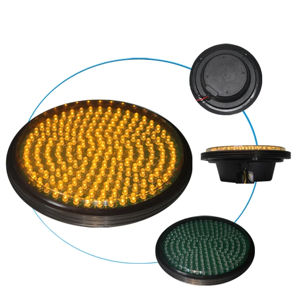 200MM Traffic light LED Module Housing with cobweb cover flashing core